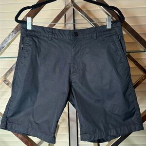 Mens Casual Black Lightweight Short Shorts